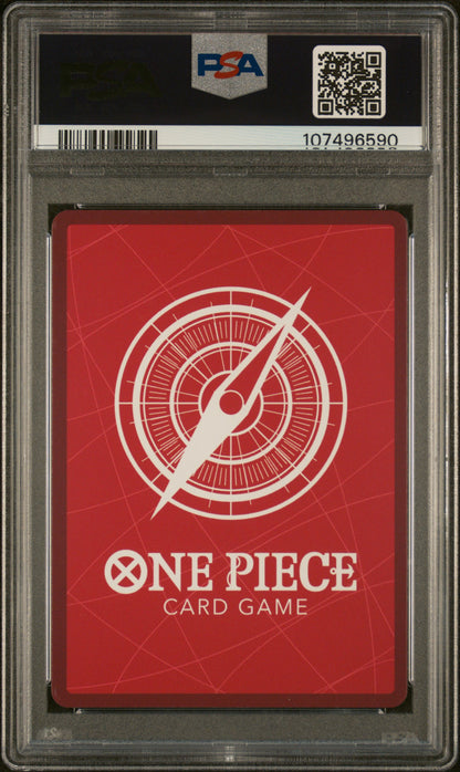 SHANKS ALTERNATE ART 2024 ONE PIECE OP09-EMPERORS IN THE NEW WORLD PSA GEM MT 10