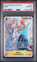 NAMI 2026 ONE PIECE EB03-EXTRA BOOSTER -ONE PIECE HEROINES EDITION- PSA GEM MT 10