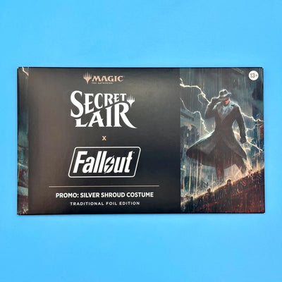 MTG Secret Lair Fallout Silver Shroud Costume Foil Promo