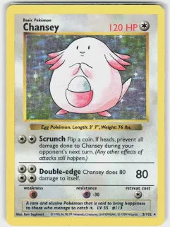 Chansey (3/102) [Base Set Shadowless Unlimited]