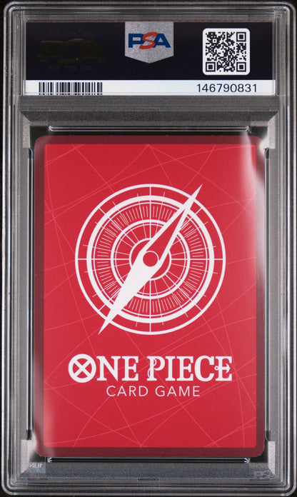 MONKEY D. LUFFY ALTERNATE ART 2024 ONE PIECE OP09-EMPERORS IN THE NEW WORLD PSA GEM MT 10