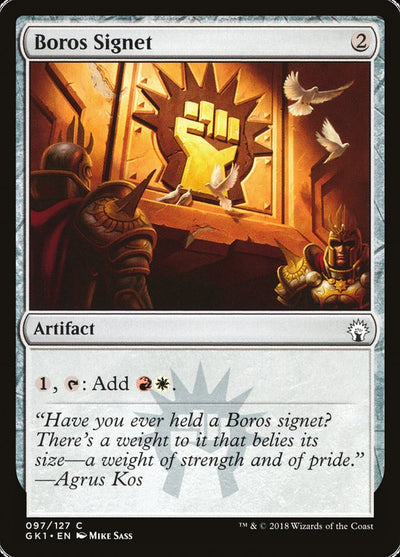 Boros Signet [Guilds of Ravnica Guild Kit]