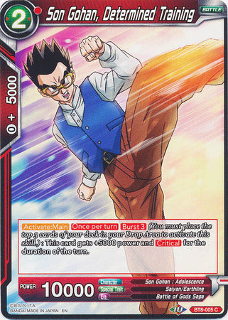Son Gohan, Determined Training [BT8-005]