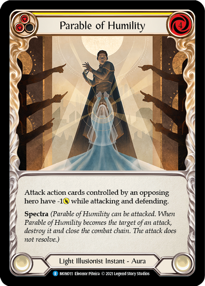 Parable of Humility [MON011-RF] (Monarch)  1st Edition Rainbow Foil