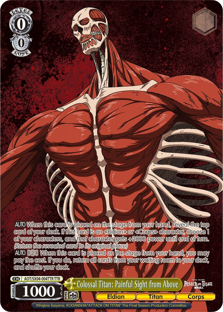 Colossal Titan: Painful Sight from Above (Foil) [Attack On Titan: Final Season]