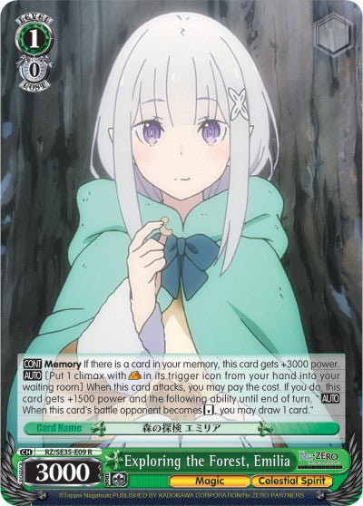 Exploring the Forest, Emilia (RZ/SE35-E09 R) [Re:ZERO: The Frozen Bond]