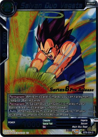Saiyan Duo Vegeta [BT6-034_PR]