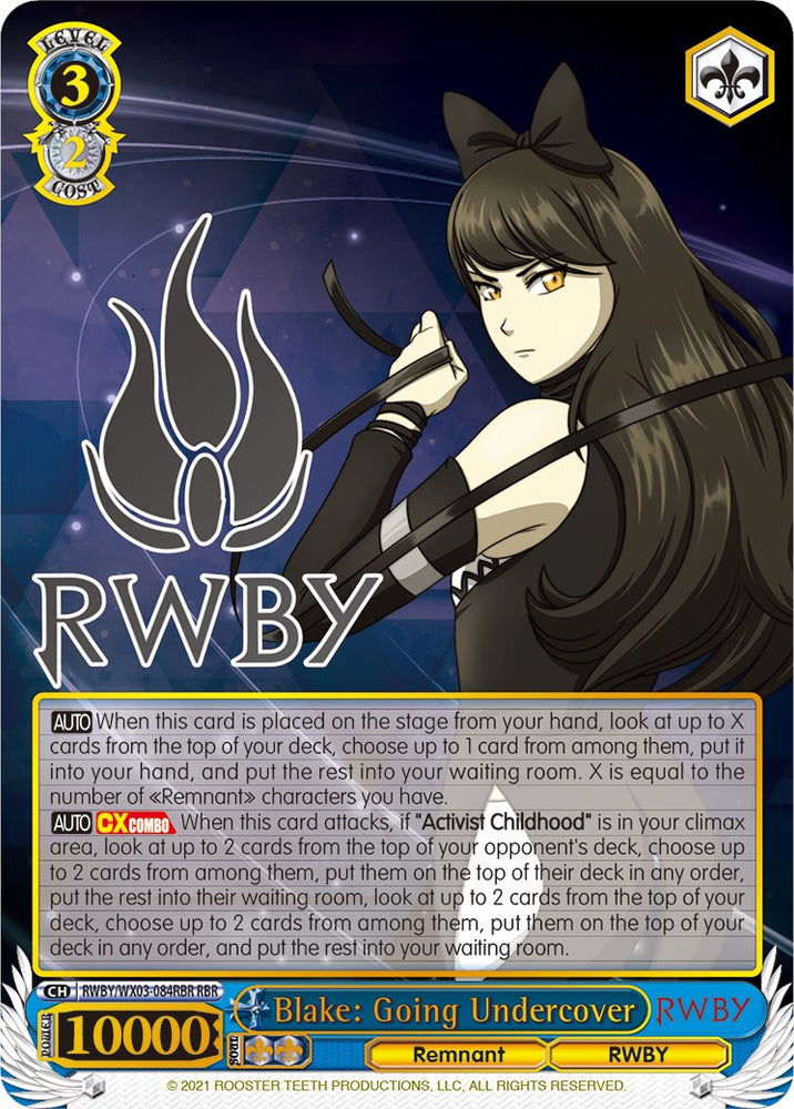 Blake: Going Undercover (RWBY/WX03-084RBR RBR) [RWBY]