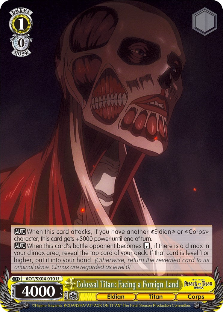 Colossal Titan: Facing a Foreign Land [Attack On Titan: Final Season]