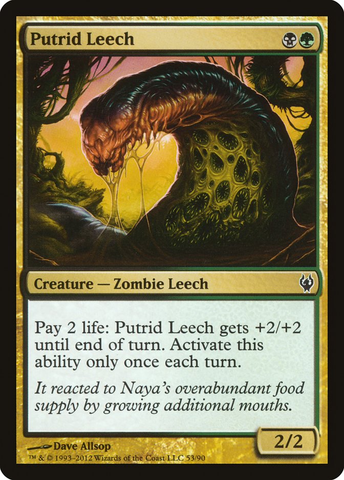 Putrid Leech [Duel Decks: Izzet vs. Golgari]