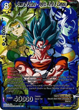 Power of Potara - Vegito, Kefla & Zamasu [BT7-131]