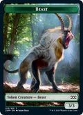 Beast // Treasure Double-Sided Token [Double Masters Tokens]