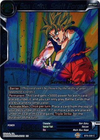 Son Goku, Spirit Forger [BT6-030_PR]