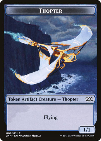 Copy // Thopter (008) Double-Sided Token [Double Masters Tokens]