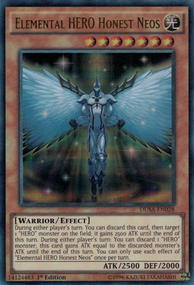 Elemental Hero Honest Neos [DUSA-EN028] Ultra Rare
