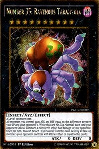 Number 35: Ravenous Tarantula [PGL3-EN009] Gold Secret Rare
