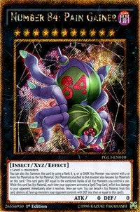 Number 84: Pain Gainer [PGL3-EN010] Gold Secret Rare