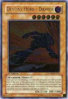 Destiny Hero - Dasher (UTR) [POTD-EN017] Ultimate Rare