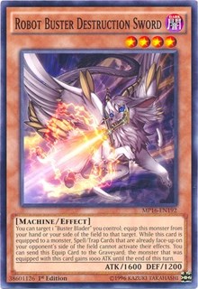 Robot Buster Destruction Sword [MP16-EN192] Common