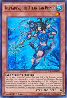 Neptabyss, the Atlantean Prince [MP16-EN236] Ultra Rare