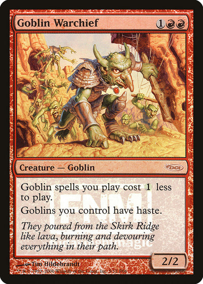 Goblin Warchief [Friday Night Magic 2006]