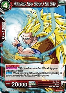 Relentless Super Saiyan 3 Son Goku [BT2-004]