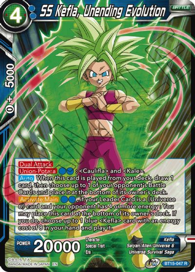 SS Kefla, Unending Evolution [BT15-047]