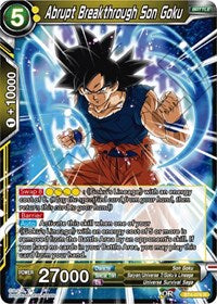 Abrupt Breakthrough Son Goku [BT4-076]