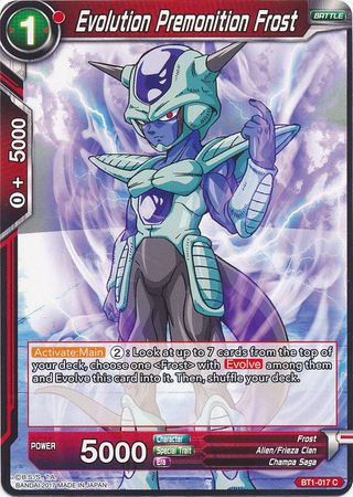 Evolution Premonition Frost [BT1-017]