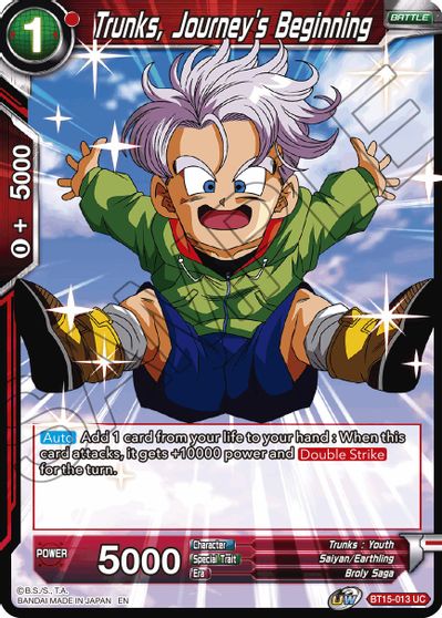 Trunks, Journey's Beginning [BT15-013]