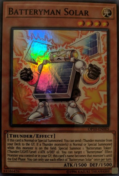 Batteryman Solar [OP10-EN005] Super Rare