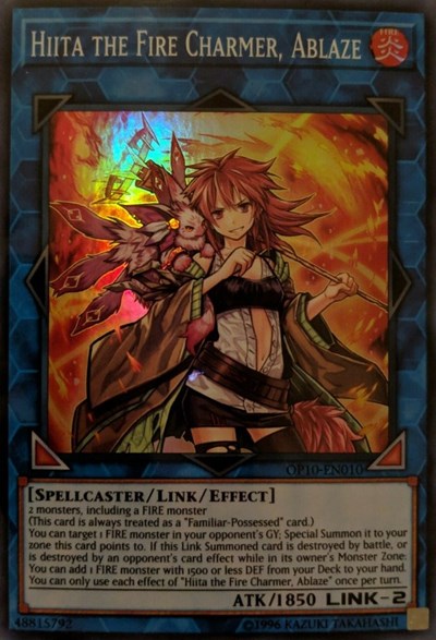 Hiita the Fire Charmer, Ablaze [OP10-EN010] Super Rare