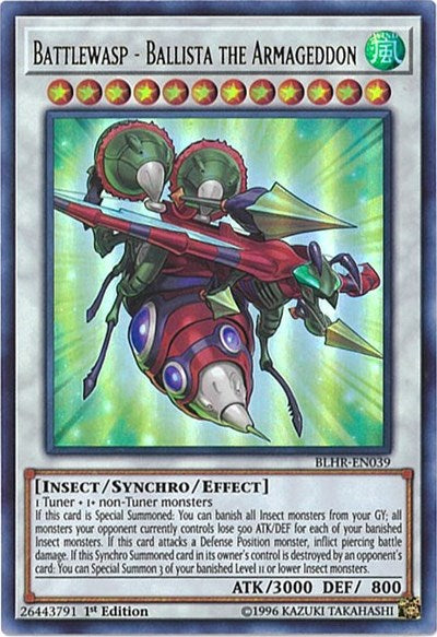 Battlewasp - Ballista the Armageddon [BLHR-EN039] Ultra Rare