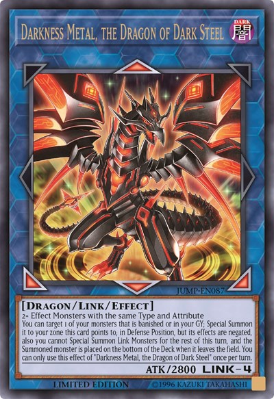 Darkness Metal, the Dragon of Dark Steel [JUMP-EN087] Ultra Rare
