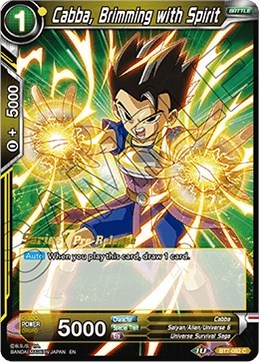 Cabba, Brimming with Spirit (Assault of the Saiyans) [BT7-082_PR]