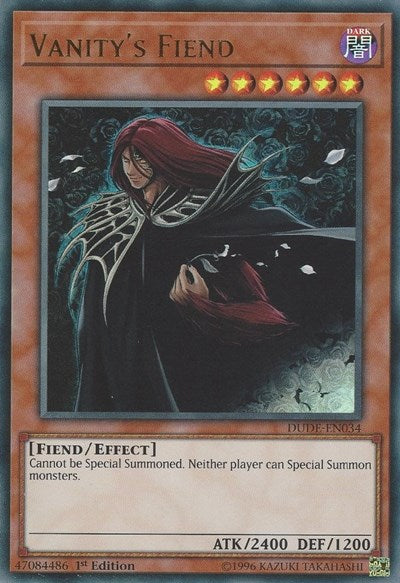 Vanity's Fiend [DUDE-EN034] Ultra Rare