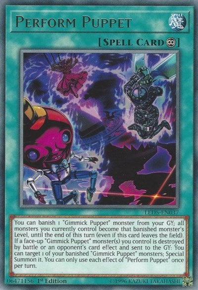 Perform Puppet [LED5-EN037] Rare