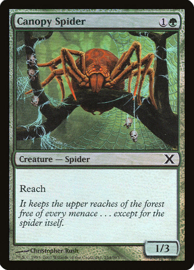 Canopy Spider (Premium Foil) [Tenth Edition]