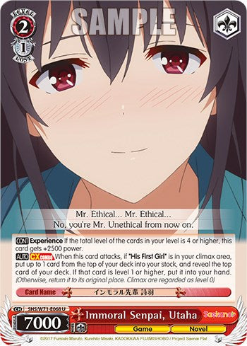 Immoral Senpai, Utaha [Saekano How to Raise a Boring Girlfriend. flat]