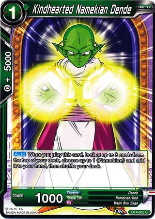 Kindhearted Namekian Dende [BT4-055]