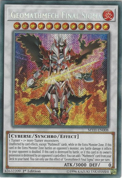 Geomathmech Final Sigma [MYFI-EN008] Secret Rare