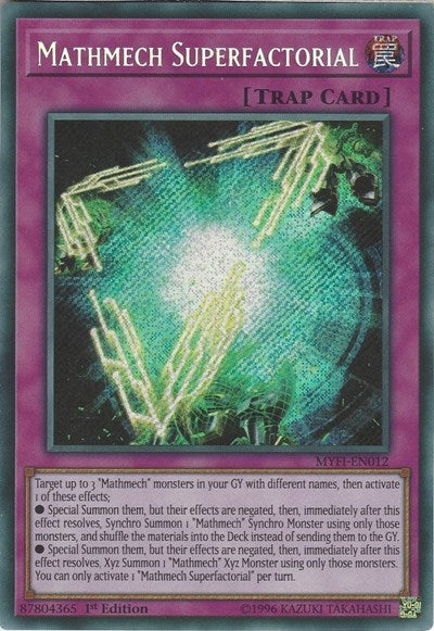 Mathmech Superfactorial [MYFI-EN012] Secret Rare
