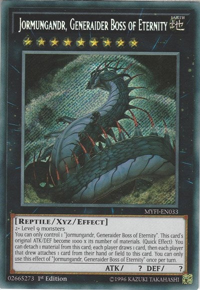 Jormungandr, Generaider Boss of Eternity [MYFI-EN033] Secret Rare