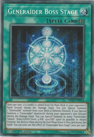 Generaider Boss Stage [MYFI-EN034] Secret Rare