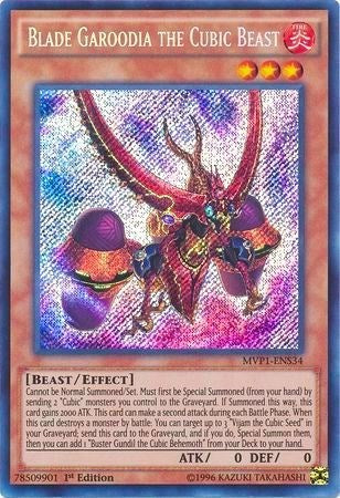 Blade Garoodia the Cubic Beast [MVP1-ENS34] Secret Rare