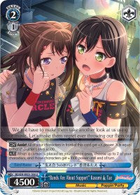 "Bands Are About Support" Kasumi & Tae (BD/EN-W03-106 U) [BanG Dream! Girls Band Party! MULTI LIVE]