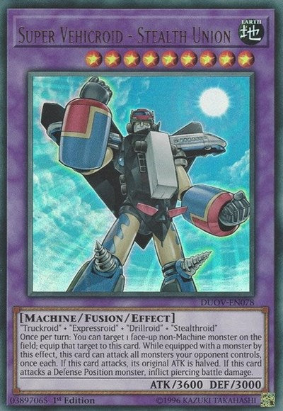 Super Vehicroid - Stealth Union [DUOV-EN078] Ultra Rare