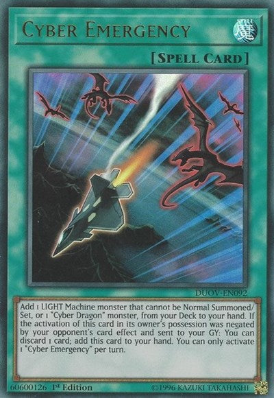 Cyber Emergency [DUOV-EN092] Ultra Rare