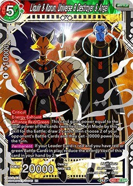 Liquiir & Korun, Universe 8 Destroyer & Angel [DB2-167]