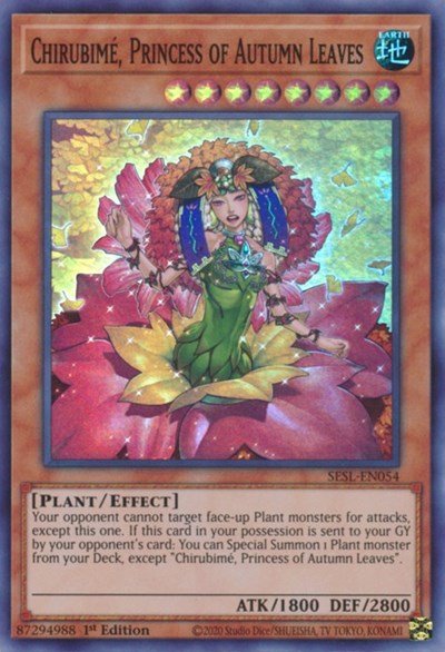Chirubime, Princess of Autumn Leaves [SESL-EN054] Super Rare
